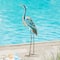 Glitzhome® Metal Standing Crane Garden Statue with Stakes Set